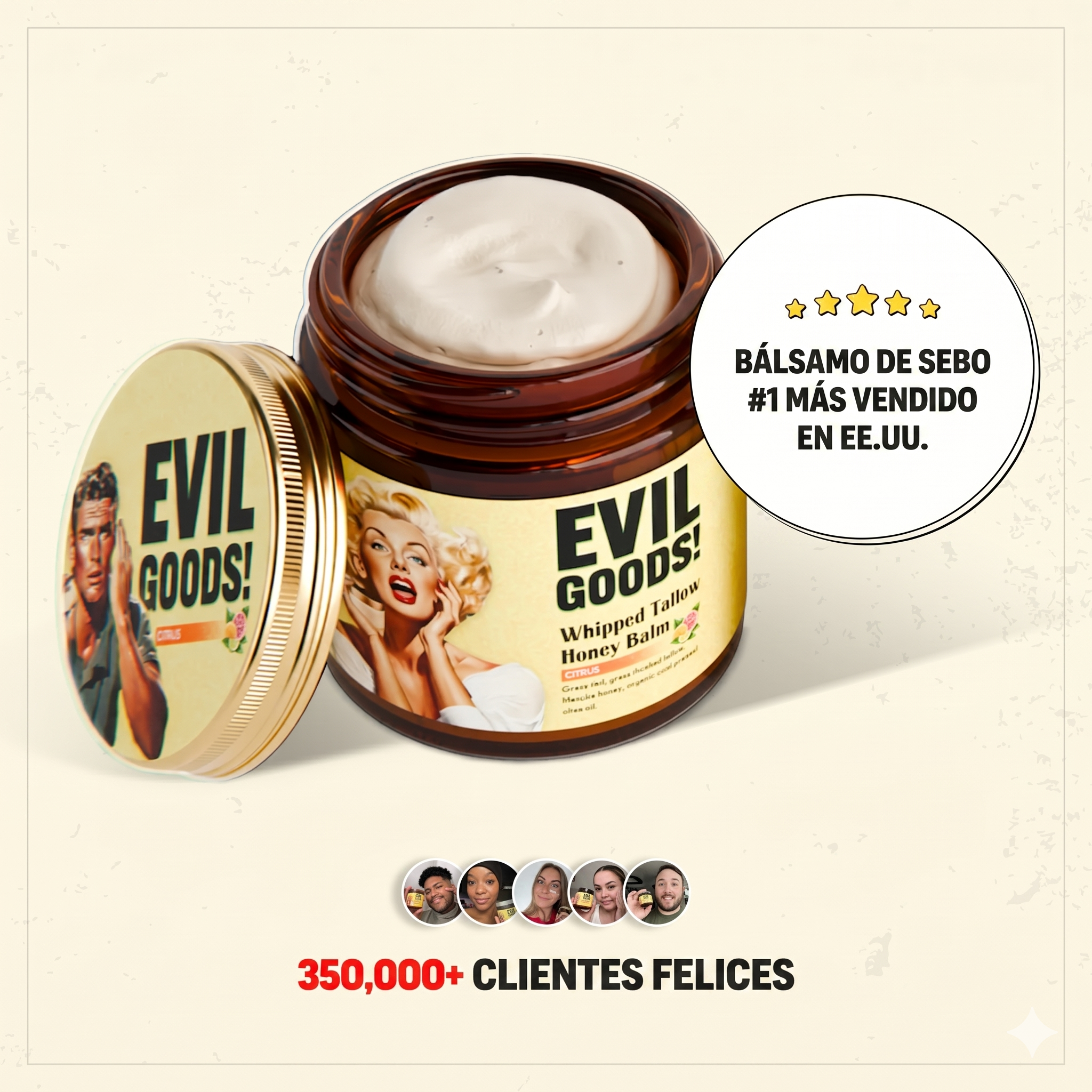 EVIL GOODS Bálsamo de Sebo Lifting Instantáneo