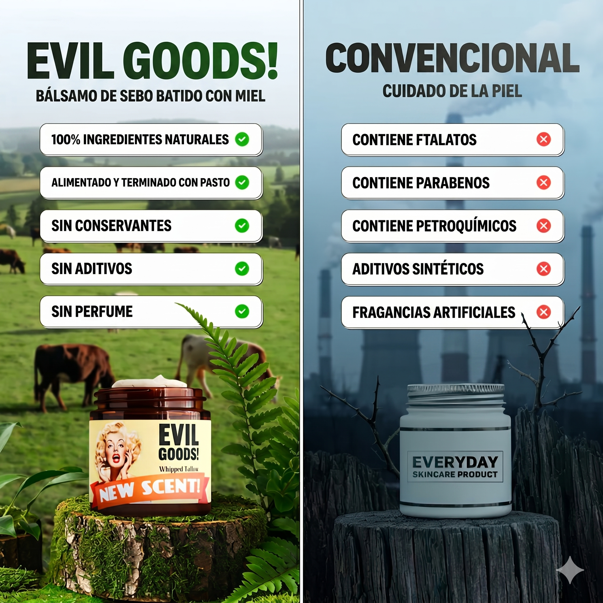 EVIL GOODS Bálsamo de Sebo Lifting Instantáneo