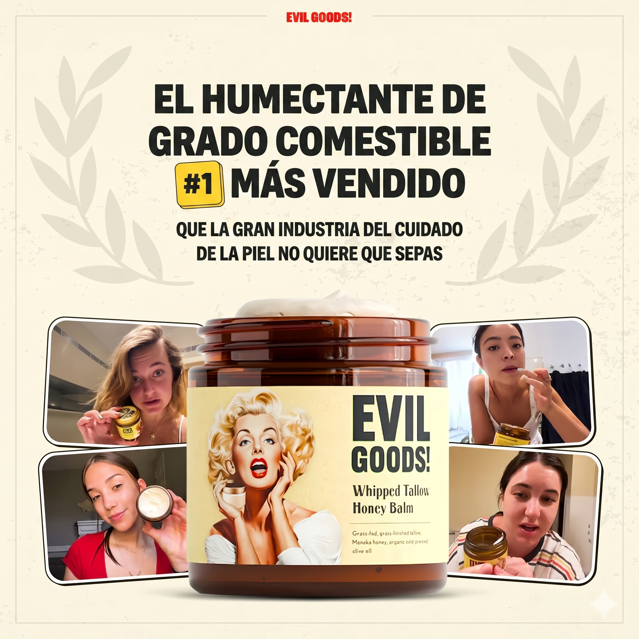 EVIL GOODS Bálsamo de Sebo Lifting Instantáneo